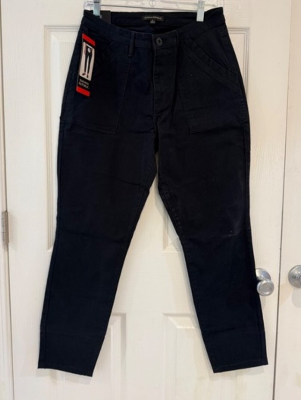 Banana Republic High Rise Twill Pant - Black Size 8